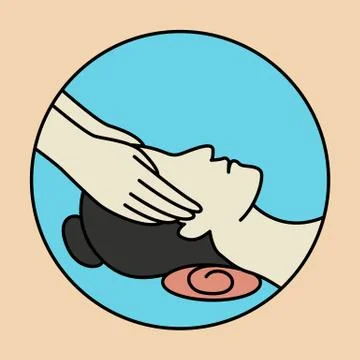 Spa logo vector Illustrazione stock