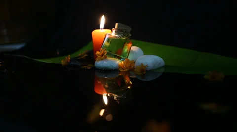 Spa Massage Set Stock Footage 32128212