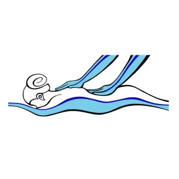 Spa  Massage vektor Stock Illustration
