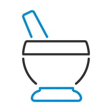 Spa Mortar Icon Stock Illustration