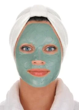 Spa mud mask Foto stock