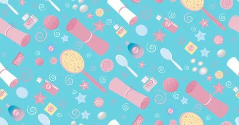 Spa pattern1 Stock Illustration