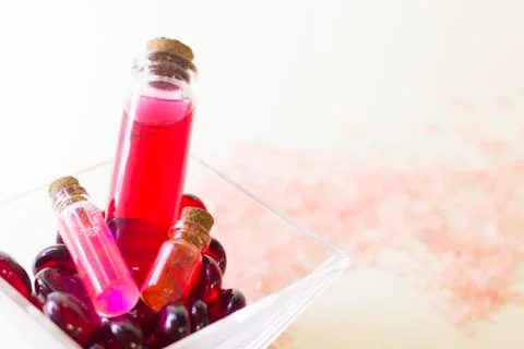 Spa procedures rose items Stock Photos