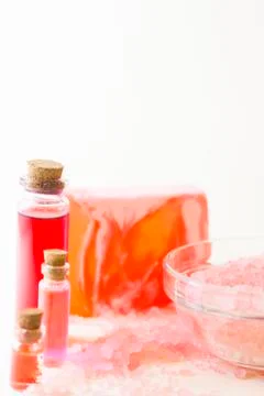 Spa procedures rose items Stock Photos