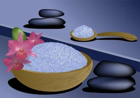 Spa product Stock Illustration