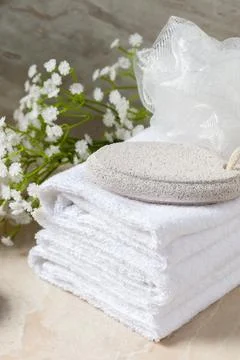 Spa products, spa concept Stock Photos