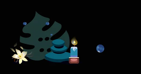 Spa resort icon animation Video stock 152578717