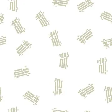 Spa salon accessories glyph vector seamless pattern Illustrazione stock