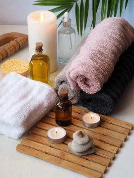 Spa salon composition 写真素材