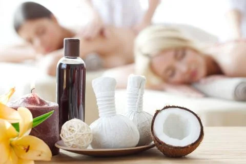 Spa session Stock Photos