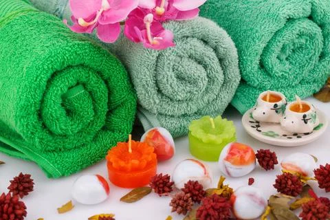 Spa set Stock Photos