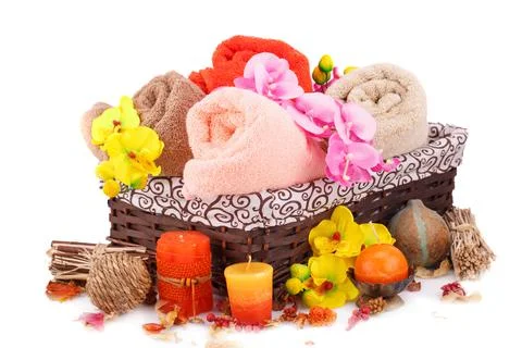 Spa set 写真素材