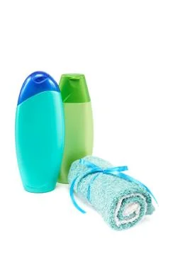 Spa Setting isolated on white background Stock Photos