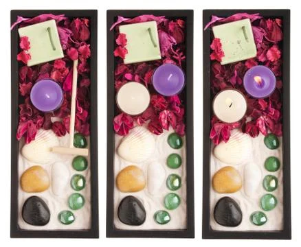 Spa setting Stock Photos