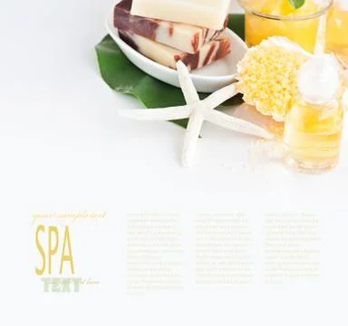Spa setting Stock Photos