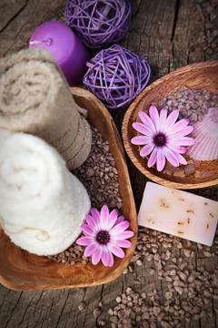 Spa setting Stock Photos