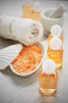 Spa setting Stock Photos