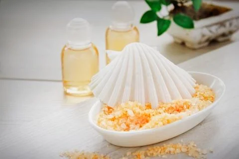 Spa setting Stock Photos