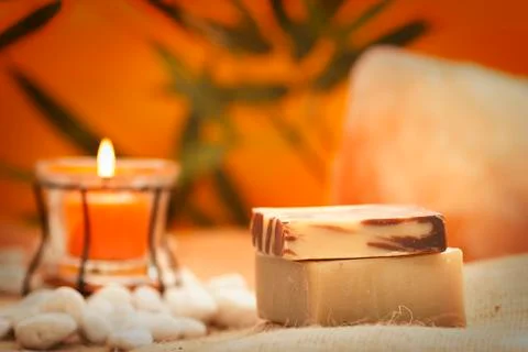 Spa setting Stock Photos