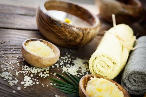 Spa setting Stock Photos