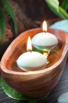 Spa setting Stock Photos