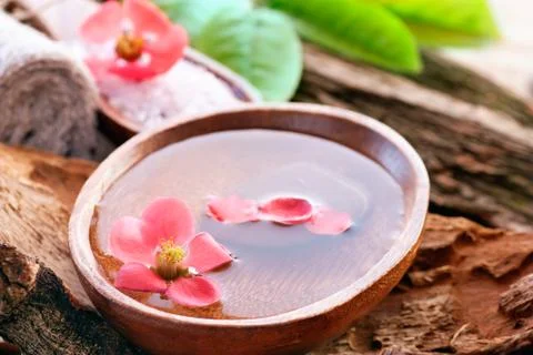 Spa setting Stock Photos