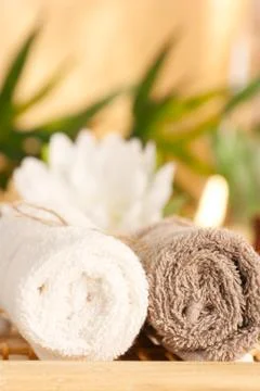 Spa setting Stock Photos