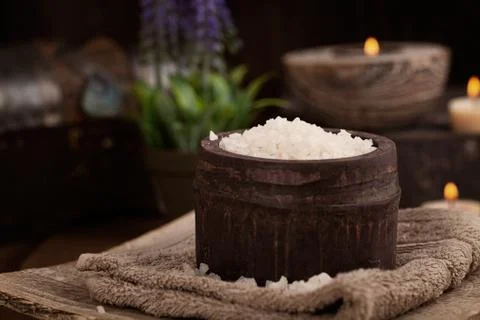 Spa setting Stock Photos