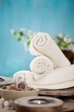 Spa setting Stock Photos
