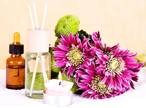 Spa setting Stock Photos