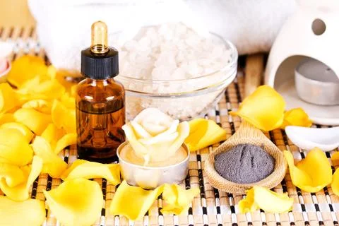 Spa setting Stock Photos