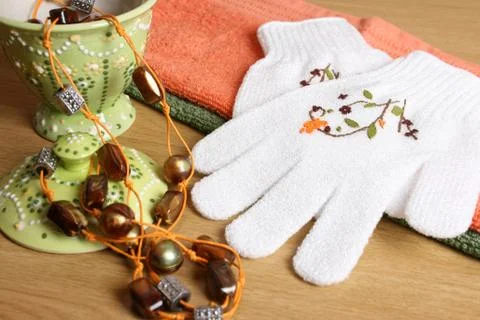 Spa Setting Foto stock