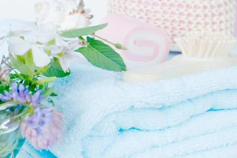 Spa setting Stock Photos