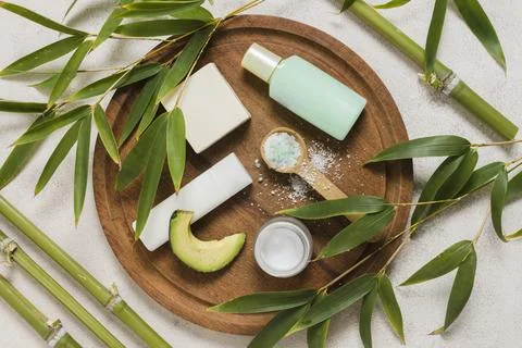 Spa still life with natural elements Stock Photos