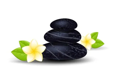 Spa stones Stock Illustration