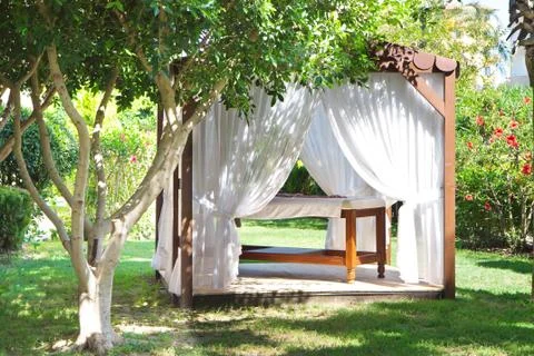 Spa terrace Stock Photos