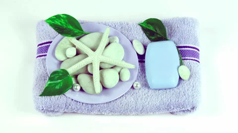 Spa Toiletries Stock-Footage 32849383