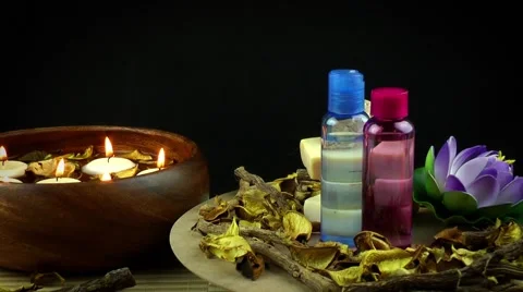 Spa Treatment and Aromatheraphy Stock Footage 59763642