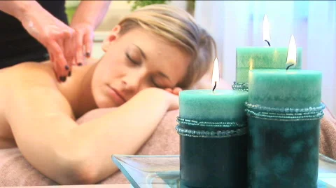 Spa treatment &amp; relaxation Stock Footage 268295