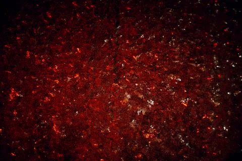 Space abstract background. Christmas backdrop. Texture of red shiny crystals. Stock Photos