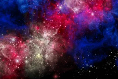 Space Abstract Galaxy Background design. Vector illustration. Stockillustratie