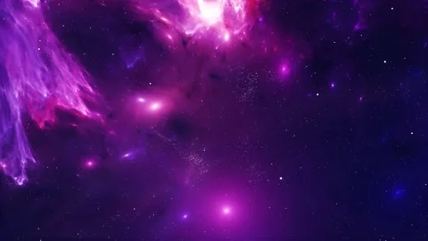 Space Abstract Galaxy Nebula Star Motion Background Stock Footage 166844408