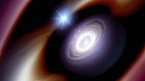 Space abstraction 10a Stock Footage 233677672