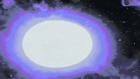 Space In Abstraction At Pink Violet Shadows Stock Footage 101887847