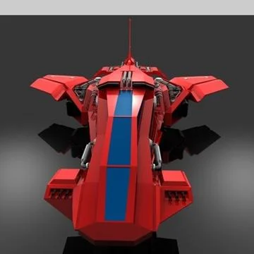 SPACE Air Fighter 3D Model