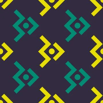 Space aircraft seamless pattern Stockillustratie
