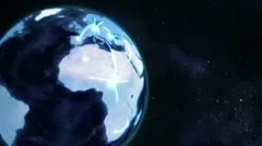 Space and Earth Media Panels 1 Stock After Effects