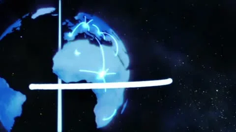 Space and Earth Media Panels 2 Stock After Effects
