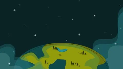 Space and earth vector design background Stock Illustration