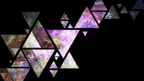 Space and geometry design. Elements of this image furnished by NASA. 스톡 사진